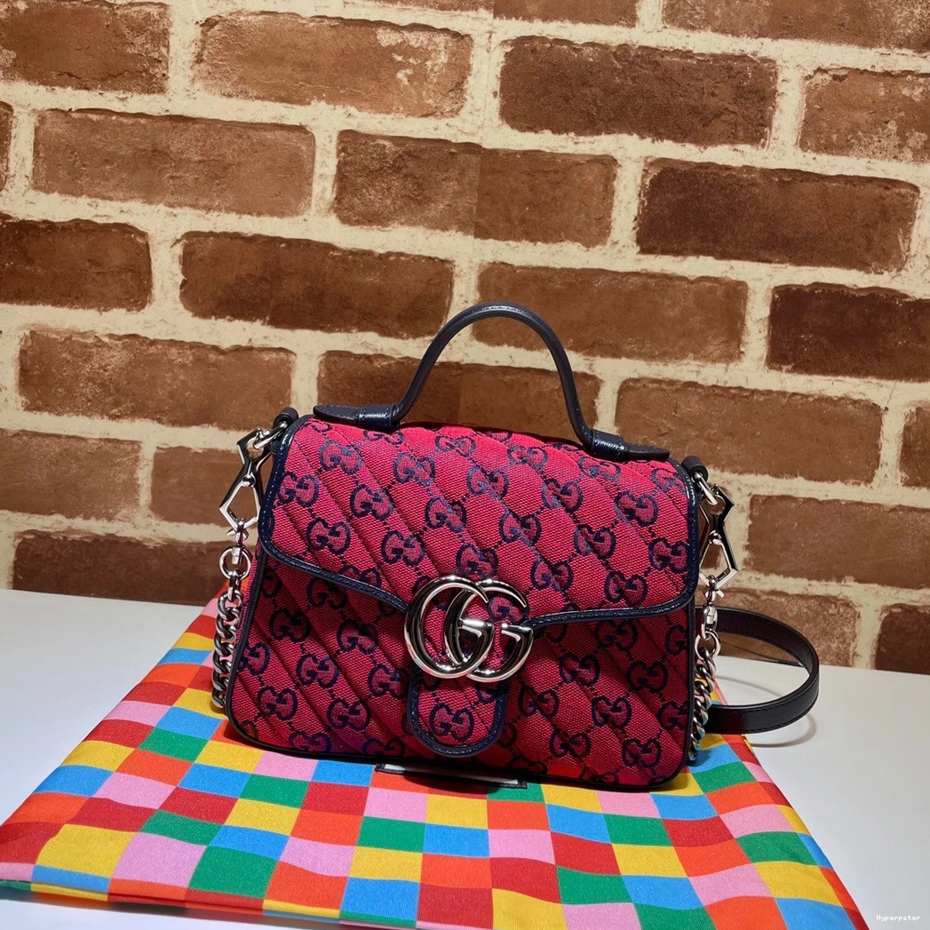 Hyper Peter Bag Top GG GUCCI Marmont Handle Mini 0825